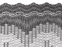 Black Stretch Lace. 7
