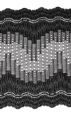 Black Stretch Lace. 7