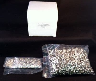 Bulk eyelets with washers.  4 & 5mm. Gold & Silver. 100 pieces