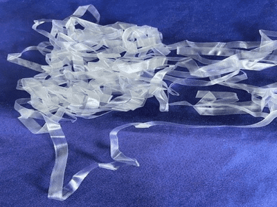 Clear Elastic. Framilon Tape 6mm. Clear. 500 metre