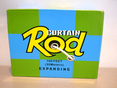 Curtain Wire.  White. 4mm. 30 Metres