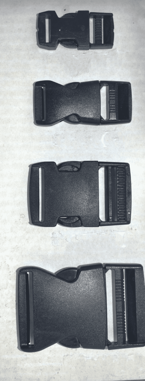 DEK112 Black Bum Bag/Delrin Clips | M. Courts Ltd
