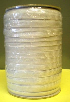 Elastic. 12 Cord. 10mm. Black & White. 150 metres