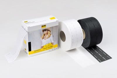 GP3 -GP5. Vilene Bundfix Waist Shaper. 70 & 80mm.  Black & White. 50 metres