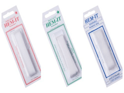 Hem-It Webbing.  4 & 8 metre and Heavy Duty.  Pack of 10