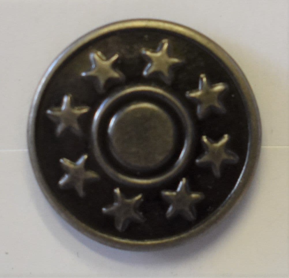 17Mm Jeans Buttons Replacement in Bronze with Pins (100 Sets