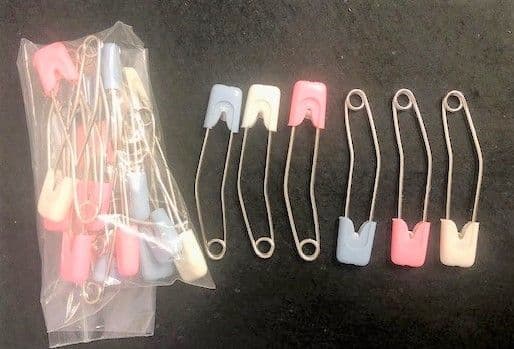 Nappy Pins | M. Courts Ltd
