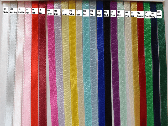 Nylon Double Sided 3mm Ribbon | M. Courts Ltd