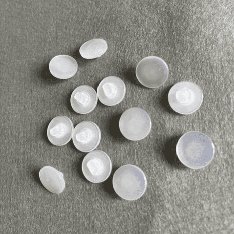 P28 White Shank Buttons. 16L, 18L, 22L& 26L. White. 50/100 Buttons | M. Courts Ltd