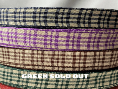 Rustic Wired Christmas Ribbon.  25mm. 7 Colours. 25 or 85 metres