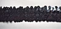 SF-0801 2 Row Stretch Sequin Trim| M. Courts Ltd