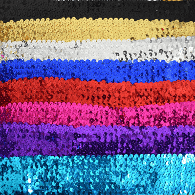 SF-0801 6 Row Stretch Sequin Trim.  2