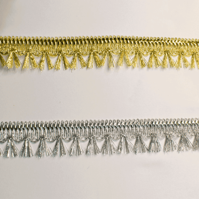 SF-0801 Lurex Trimming. 2cm.  Gold  & Silver. 10 metres