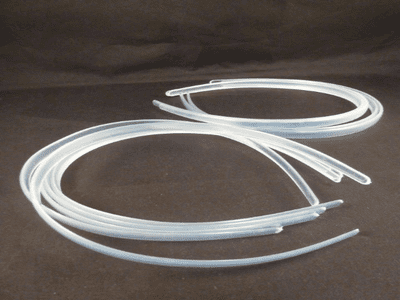 SFM39 Clear Alice/Headbands.  1cm.  Clear.  10 bands.