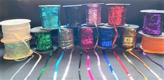 Single Strand Sequin Trim | M. Courts Ltd