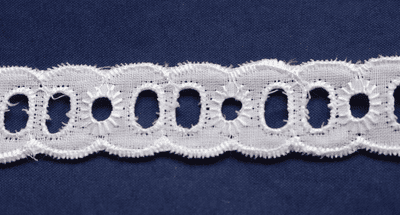 Slotted Broderie Anglaise. 3/4