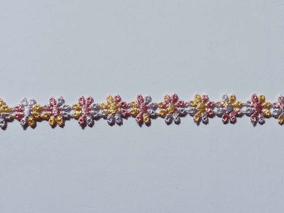 Multi Colour Guipure Trimming | M. Courts Ltd