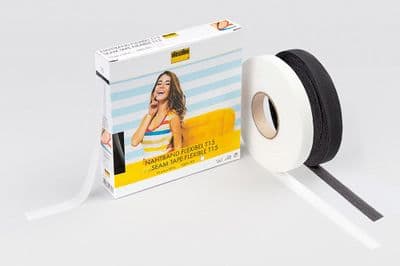 T15 Flexible Seam Tape. 15mm.  30gram. Black & White 50 metres
