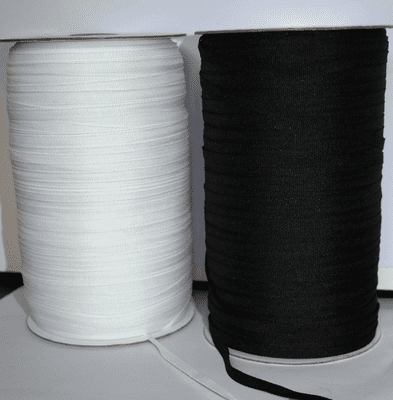 Trebla Stay Tape. 6mm.  Black & White. 1,000 yards