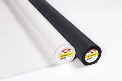 Vilene G405/315. 90cm Iron On Ultrasoft. White. Medium. 25 metre reel