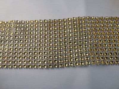 XG1211 Trim.  600mm.  Gold & Silver. 10 yards.