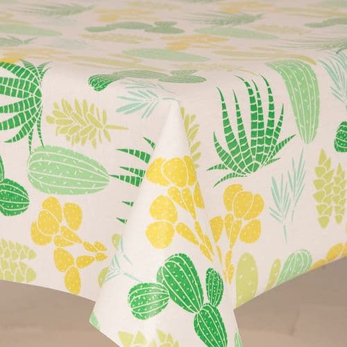 Cool Cacti Oilcloth 20m Roll