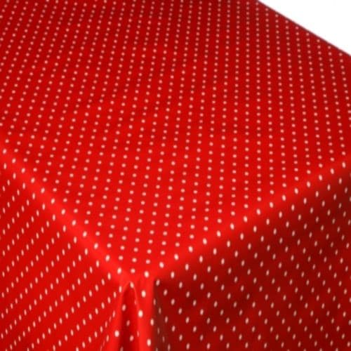 Dotty Red Non Slip Table Protector 20m roll