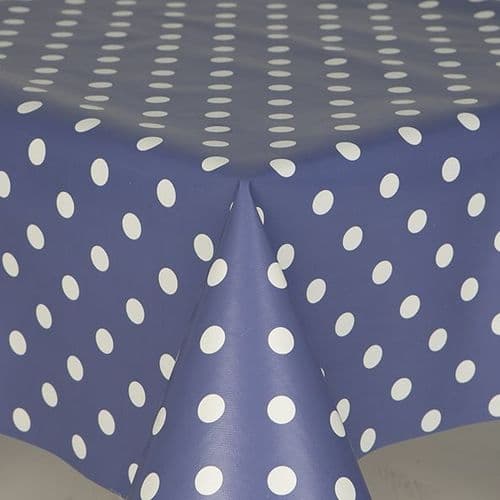 Fiesta - Polka Cornflower 19m roll