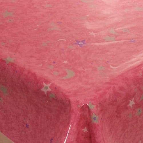 Superstar Pink Oilcloth 25m Roll