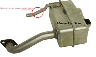 137352 Genuine Exhaust Muffler Husqvarna Jonsered McCulloch Partner Mr Bricolage Best Green