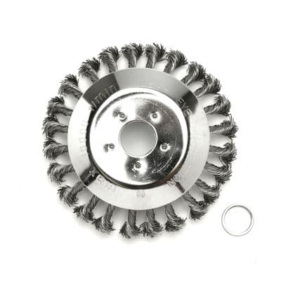 150mm Wire Brush Knotted Head For Moss Weeds