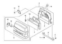 AIR FILTER FITS JOHN DEERE LT180, LT190, LTR180, LX277 - M137556