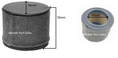 Air Filter Kawasaki FJ180V, Toro Mowers 11029-0032, 11029-7023, 11029-0019