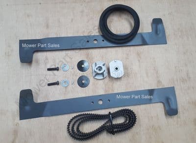 Castel Garden Blades Kit & Timing,  Engine to Deck Belts TC122, TCP122, TCR122, TCX122 - 82004342/0