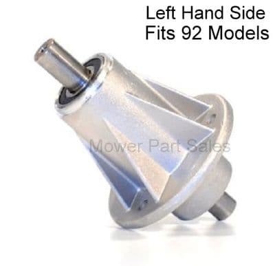 Castel Garden Mandrel Spindle Housing Kit Left Hand Side Fits 92cm Models & 98cm Decks - 382207202/0