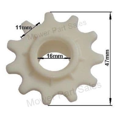 Chain Tightening Tensioner Pinion Fits Mountfield 1440M, 1440H, 1640M, 1640H, 1740H Stiga, Oleo Mac, Alpina 125570001/0
