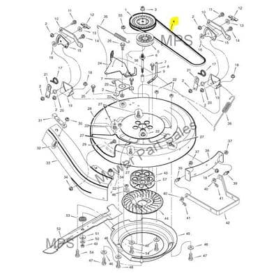 Cutter Drive Belt Fits 30 Inch Deck Models, Murray & Hayter Heritage 13/30  Replaces 37x74, MU37x74  From 1992