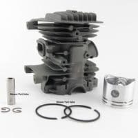 Cylinder & Piston Pot Head Kit Fits Oleo Mac 937 Oleo-Mac GS 370 & Efco 137 - Replaces 50182005A