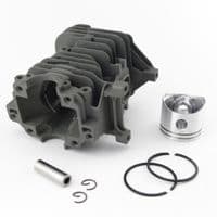 Cylinder & Piston Pot Head Kit Fits Oleo Mac 937 Oleo-Mac GS 370 & Efco 137 - Replaces 50182005A