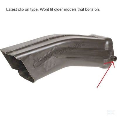 DISCHARGE CHUTE CONVEYOR FITS CASTEL GARDEN TX102, TCS102, XT170, XT175 382108016/1