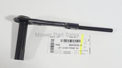 Front Righ Fulcrum Lever Deck Lift Arm 122 Castel Garden TCX122 Mountfield Honda 382318159/0