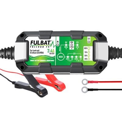 Fulbat Smart Battery Charger 6V & 12V For GEL, AGM, MF, DRY, Ca/Ca, WET