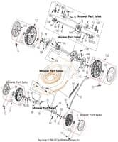 Gardencare Gearbox Transmission LM46SP - 1807400 and World WYS18