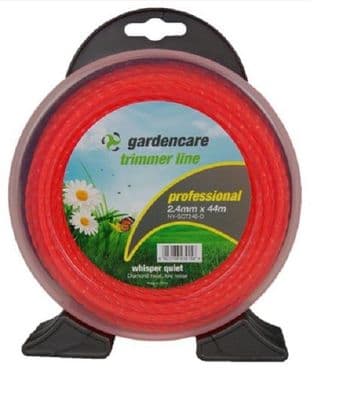 GARDENCARE PROFESSIONAL WHISPER 2.4MM X 44M STRIMMER BRUSHCUTTER LINE GCT240-D