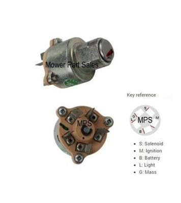 Genuine Ignition Switch Mountfield Castel Garden Stiga Efco Oleo Mac 118450072/0