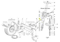 Genuine Steering Rod Castel Garden J92 JP92 JR92 JX92 JTP92 Mountfield 1436, 1236 Honda 125033025/0