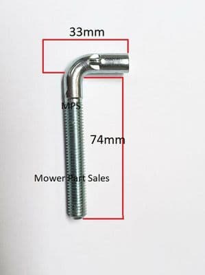 Genuine Tie Rod L Bracket Castel Garden J92 JR92 Mountfield Stiga Honda John Deere LR135 125840003/2