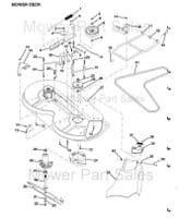 Husqvarna Belt Set Transmission Drive & Cutter Deck LT100, LT120, LT120, LT112 -532126520, 532131264