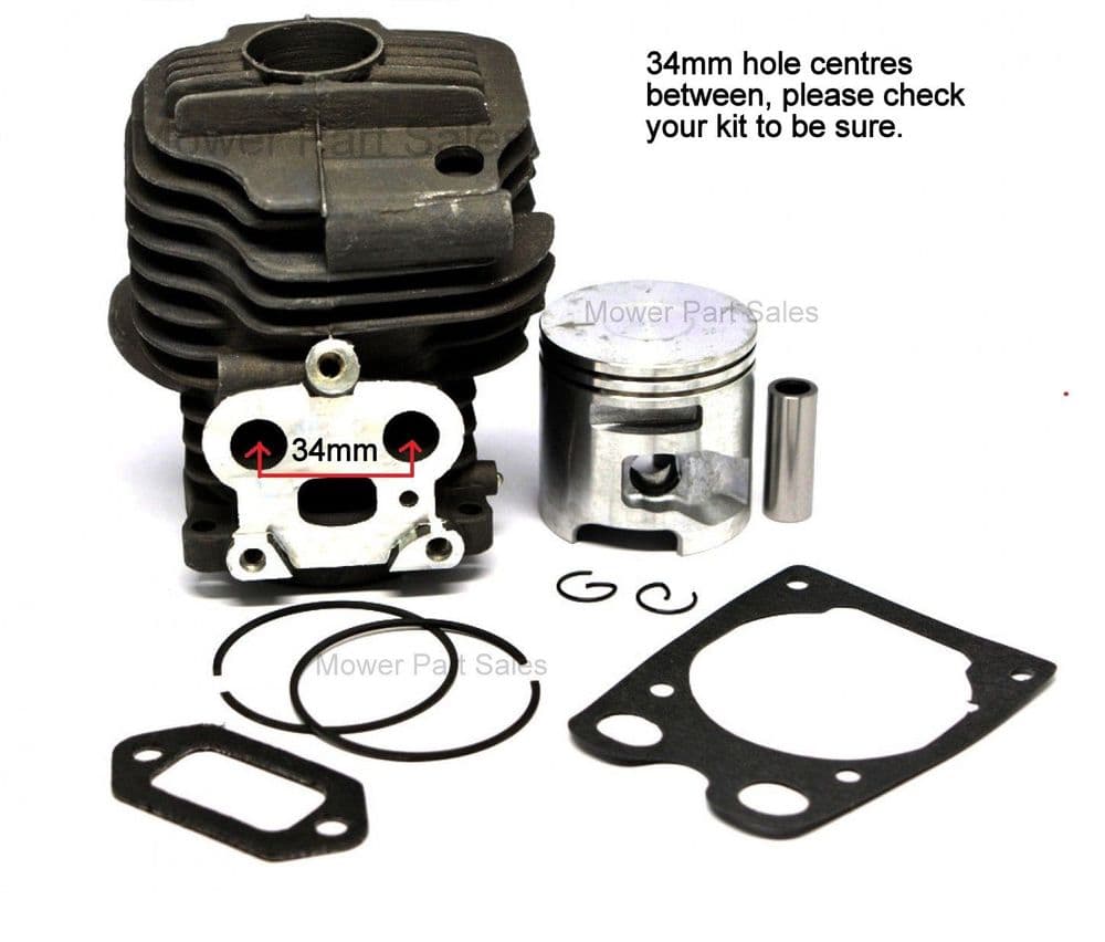 51mm Cylindre Piston Kit Pour Husqvarna Partner K750 K760 Cut Off Saw Avec Roulement à Aiguilles Soupape De Décompression Bougie D'allumage Filtre à Carburant 506 38 61-71