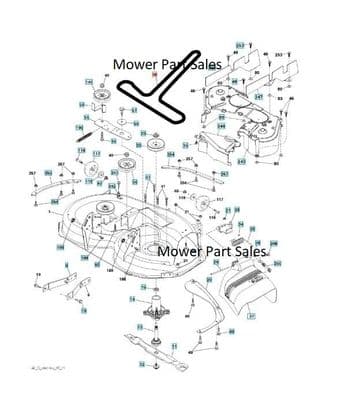 Husqvarna TS342, YTH183 T TS243 T Cutter Deck Drive Belt Kevlar Replaces 532144959
